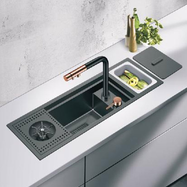 Automatisk gunmetal glass skyllemiddel for vask og nanobelagt vask